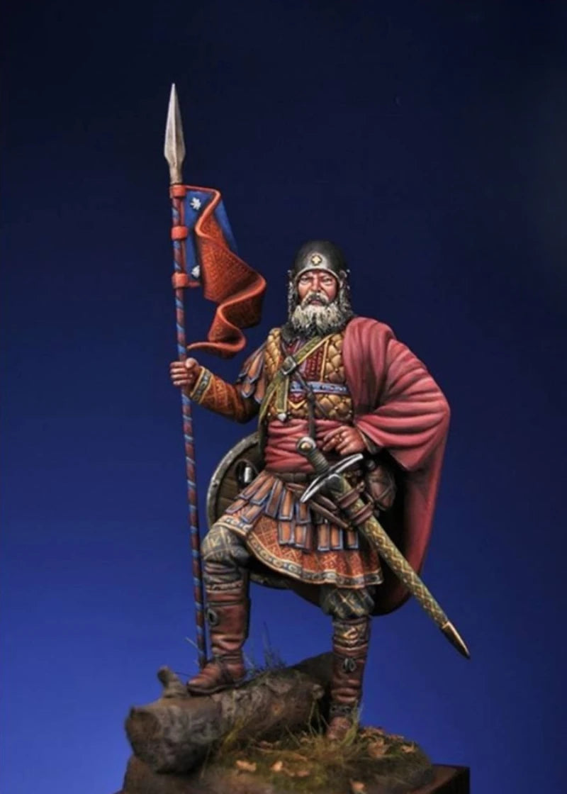 1/24 Scale Diecast Resin Figure Model Kit Ancient Cavalry Commander Unassembled Unpainted