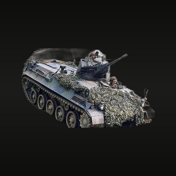 Modern Marder 1A3 Infantry Fighting Vehicle with Crew Camouflage 1/35 Resin Kit