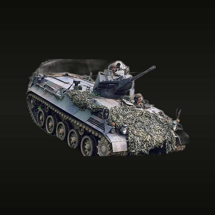 Modern Marder 1A3 Infantry Fighting Vehicle with Crew Camouflage 1/35 Resin Kit - unpainted resin model kit