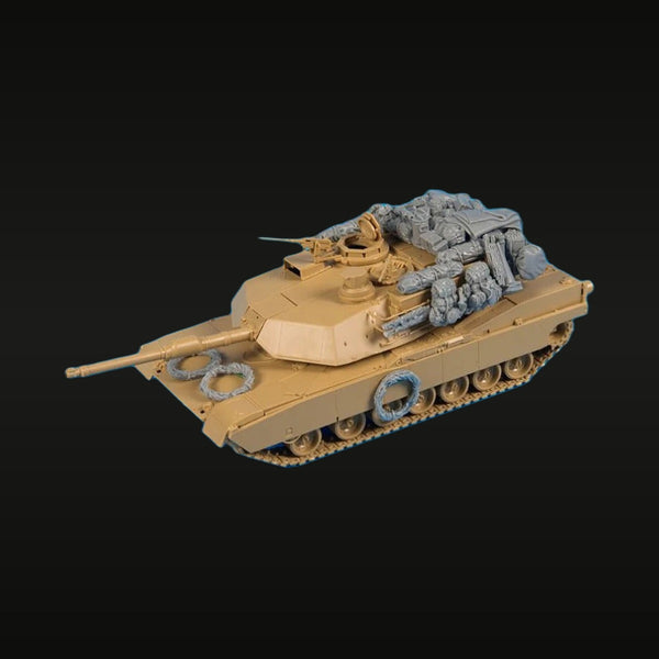 Modern US M1A2 Abrams Main Battle Tank with Stowage 1/48 Resin Vehicle Kit