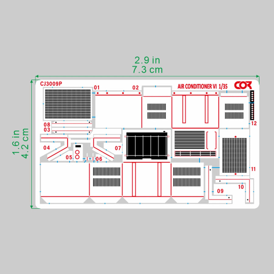 1/35 Tank Interior Instrument Panel (Resin Accessory)