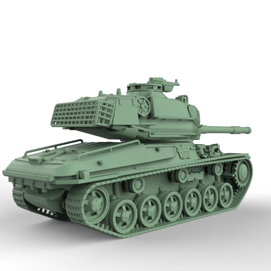 1/220 1/160 MRY-SFW SS381 Railway Military Model Kit Swedish STRV74 Medium Tank