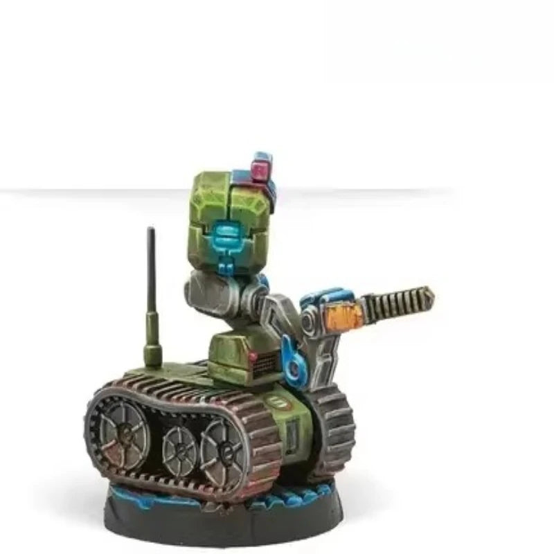Sci-Fi Kosmoflot Tactical Operators with Combat Drone 28mm Resin Figure Kit - resin model view 5
