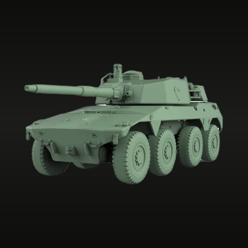 South African Rooikat 76 Tank Destroyer 1/56 Resin Model Kit