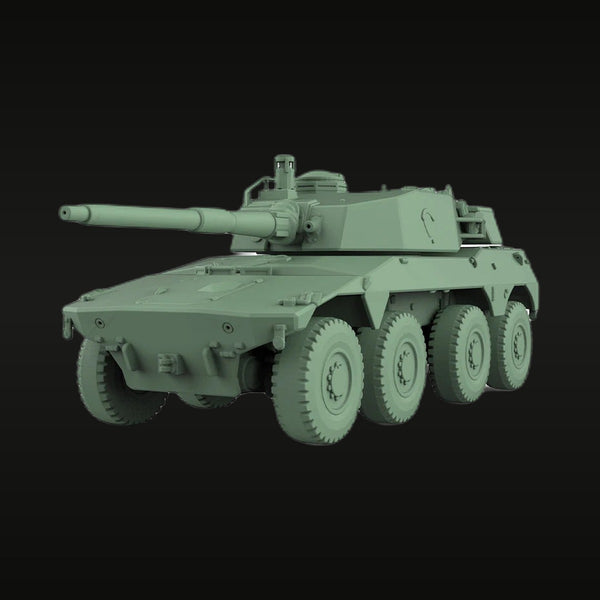 Modern South African Rooikat 76 Armored Car 1/56 Resin Vehicle Kit