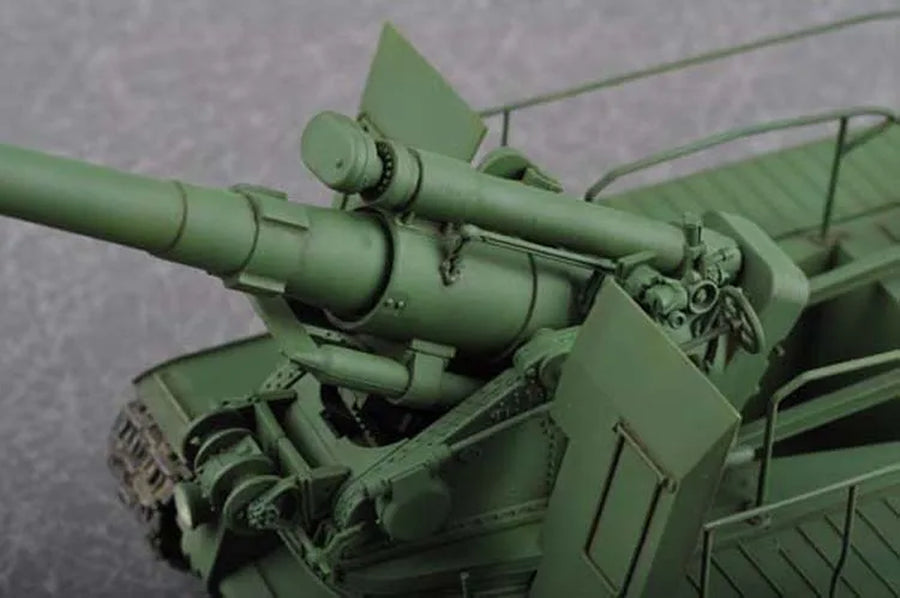 Trumpeter 05583 1/35 Russia S-51 Self-Propelled Gun SPG Military Children Toy Handcraft Plastic Assembly Model Building Kit Toy