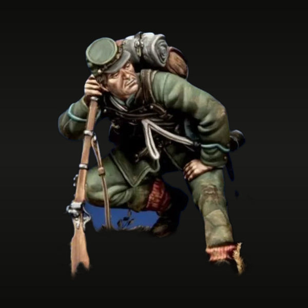 Mountaineer with Goggles and Ice Axe 54mm Resin Bust Kit