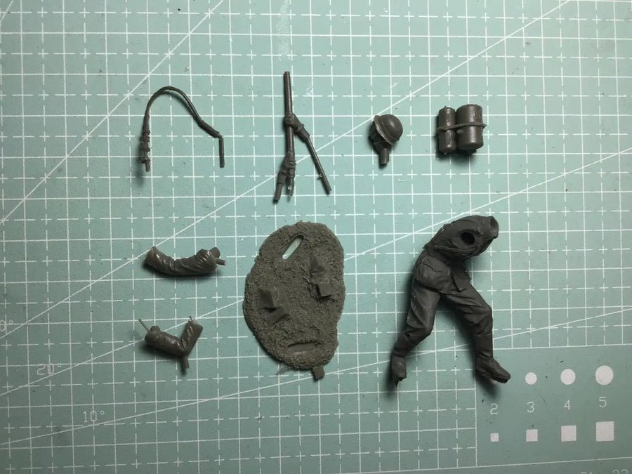 1/35 Resin Model Figure Gk，Unassembled and Unpainted Kit