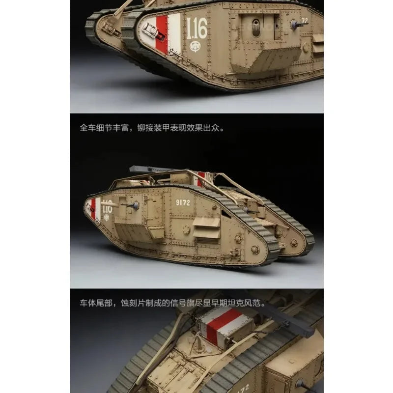WWI British Mark IV Heavy Tank 1/35 Resin Vehicle Kit - resin model view 5