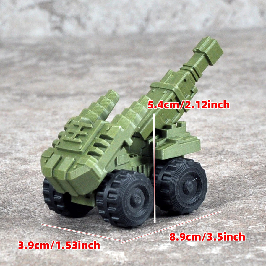 WWII Multi-Vehicle Tabletop Army Set 28mm Resin Model Kit - resin model view 3