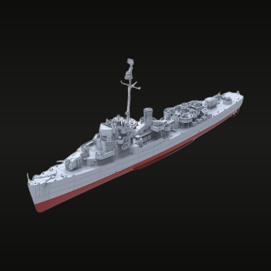 WWII USS Buckley Class Destroyer Escort DE-217 1/144 Resin Ship Kit - unpainted resin model kit