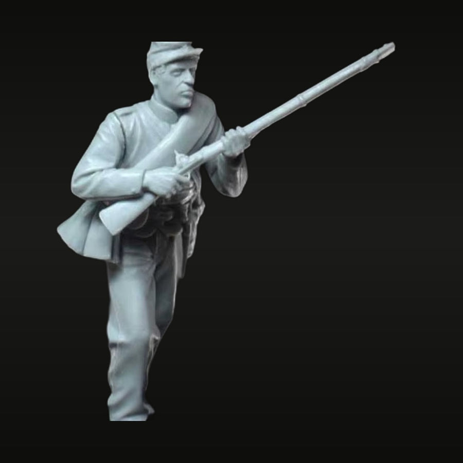 American Civil War Federal Infantry Soldier 1/35 Resin Figure Kit - unpainted resin model kit