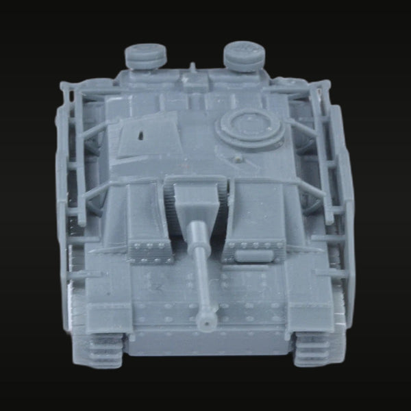 WWII German StuG III Ausf. G Assault Gun 1/144 Resin Vehicle Kit
