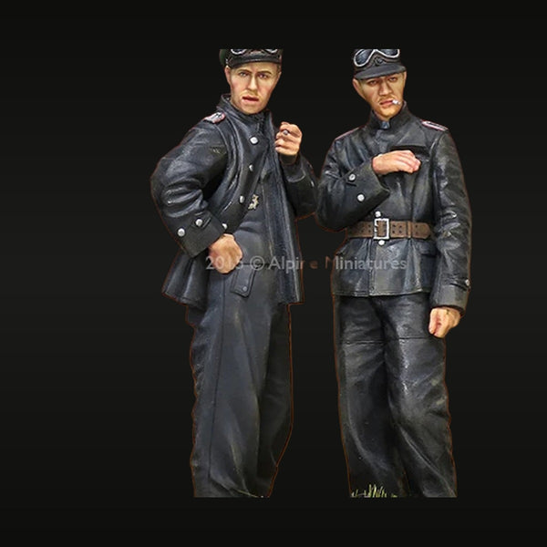 WWII German Motorcycle Crew Set of 2 1/35 Resin Figure Kit