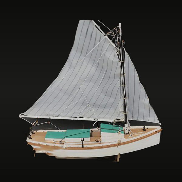 Historical Sailing Fishing Vessel Single Mast 1/35 Wooden Ship Model Kit