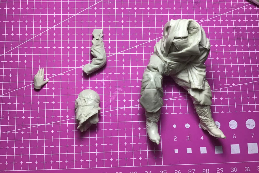 1/16 Resin Model Figure Gk，Unassembled and Unpainted Kit
