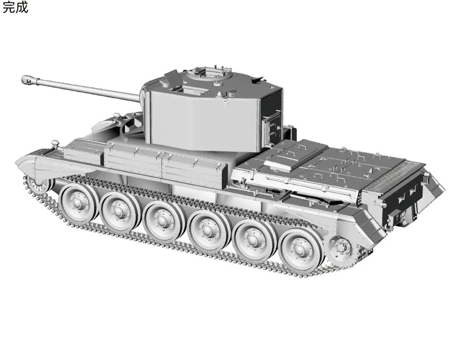 British Cromwell Cruiser Tank 1/56 Resin Vehicle Kit - resin model view 2