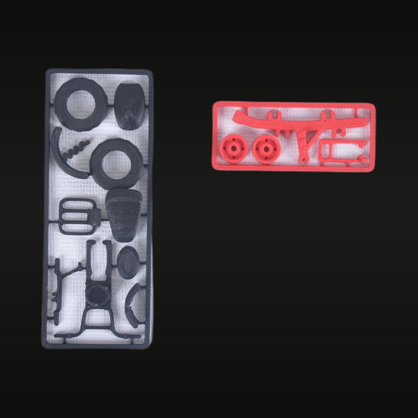 Sport Motorcycle Red/Black 1/20 Resin Model Kit
