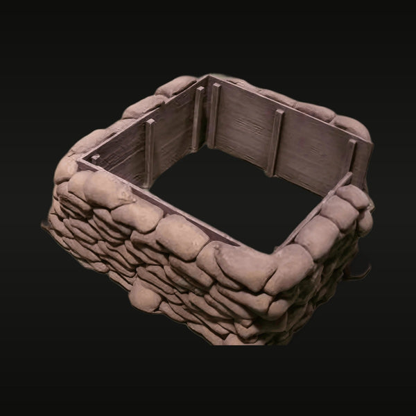 Battlefield Sandbags 1/35 Scale Resin Diorama Kit