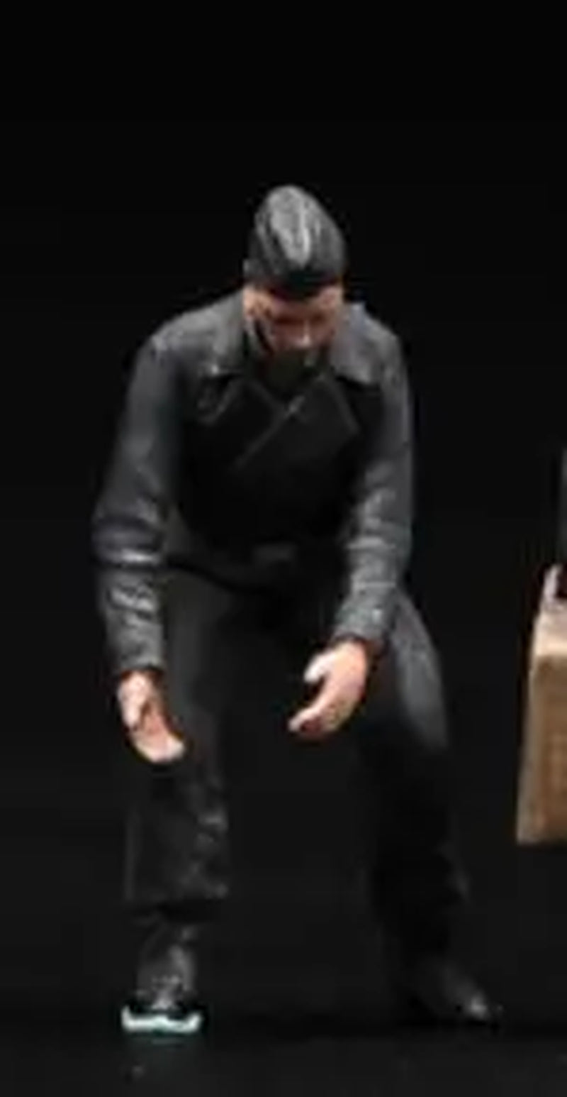 1/72 Painted Diorama Manual Handmade Germany Wehrmacht Action Figure Fit Scene Decorations for Car Sand Decoration