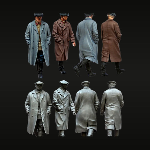 WWII Soviet NKVD Officer Set of 8 1/35 Resin Figure Kit
