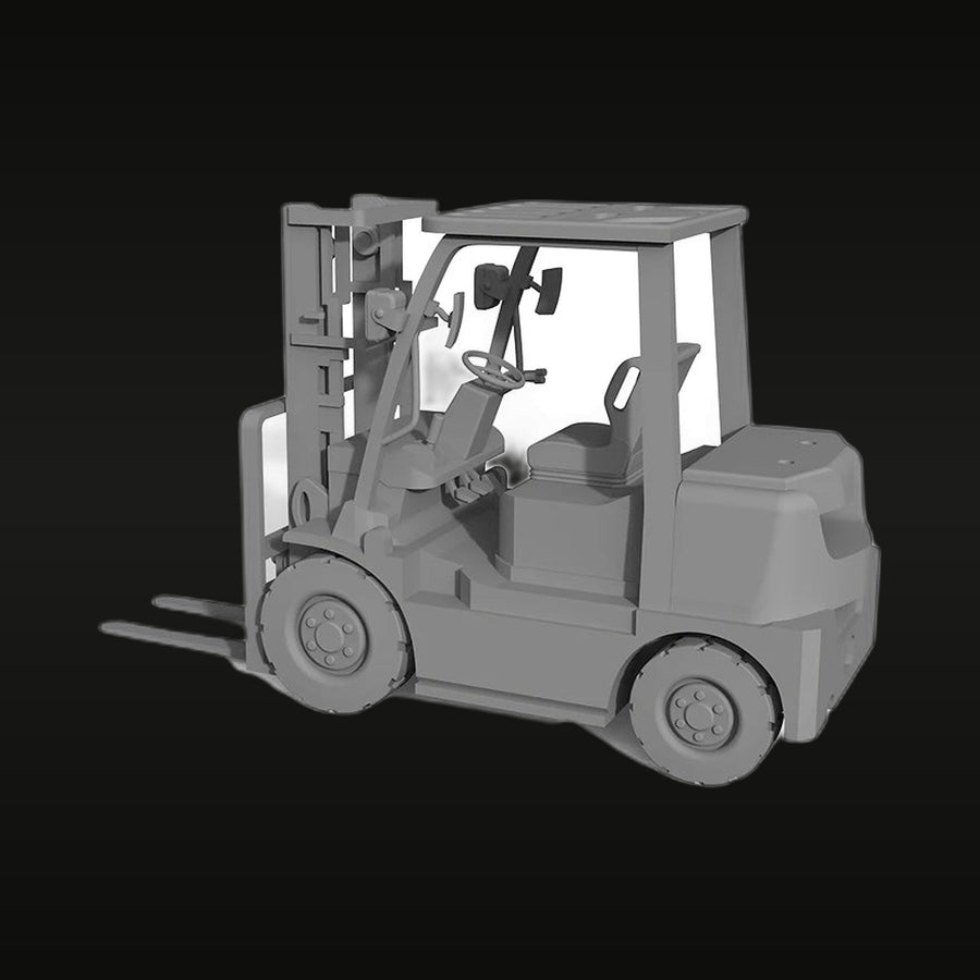 Forklift Industrial Vehicle 1/220 Resin Model Kit - unpainted resin model kit
