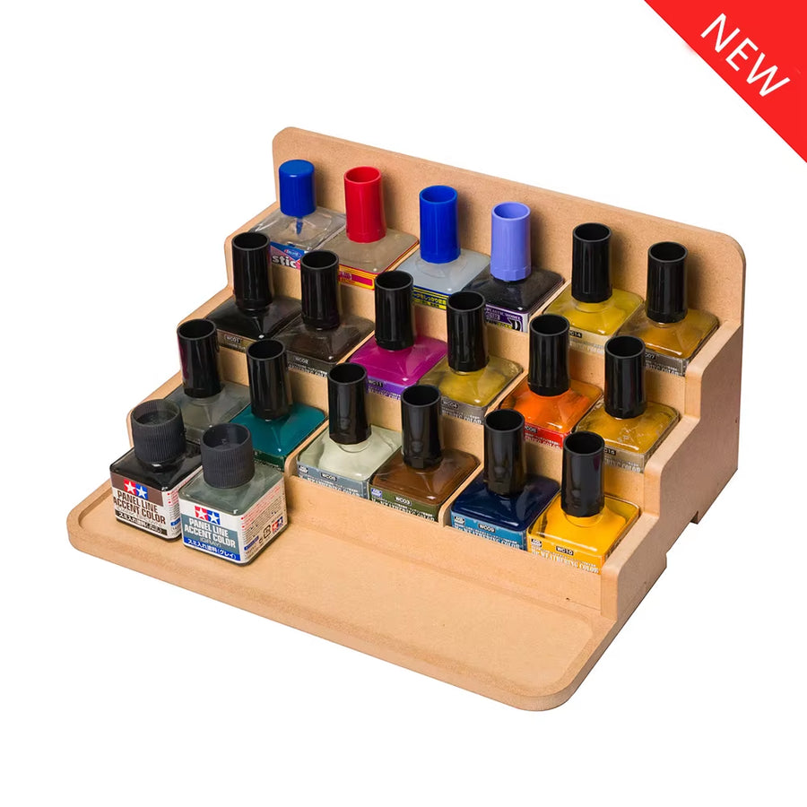 Model Tools Storage Rack Storage Box Wooden Box Hobby Making DIY Dspiae Model Tool Shelf