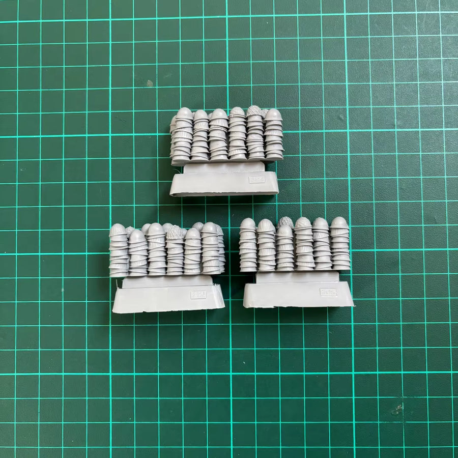 WWII Mixed Nations Helmet Collection 1/35 Resin Accessory Kit - resin model view 5