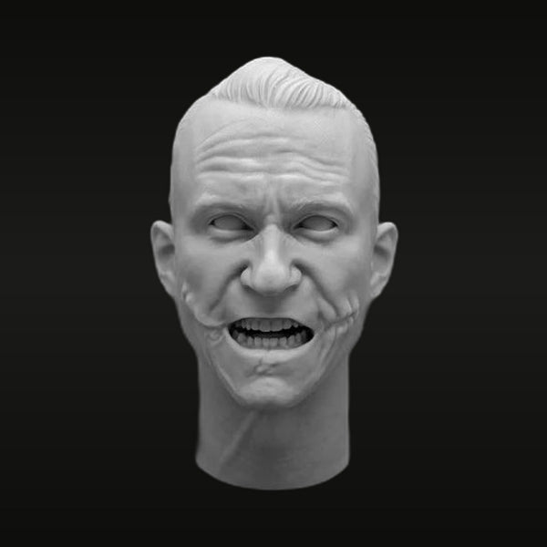 Horror Undead Male Skull Head Bust 1/6 Scale Resin Kit