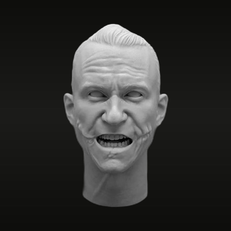Horror Undead Male Skull Head Bust 1/6 Scale Resin Kit - unpainted resin model kit