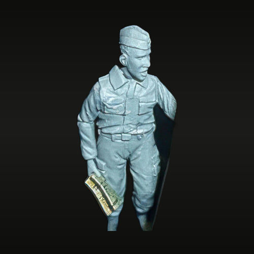 WWII Pilot Co-Pilot Standing 1/35 Scale Resin Figure Kit