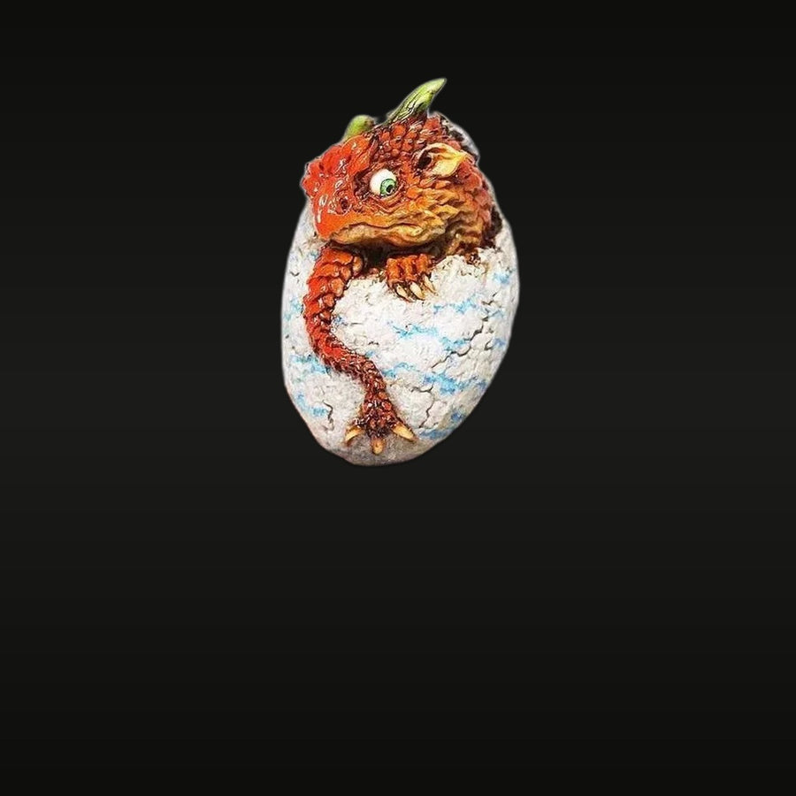 Dragon Hatchling Egg Breaking 40mm Resin Character Figure - unpainted resin model kit