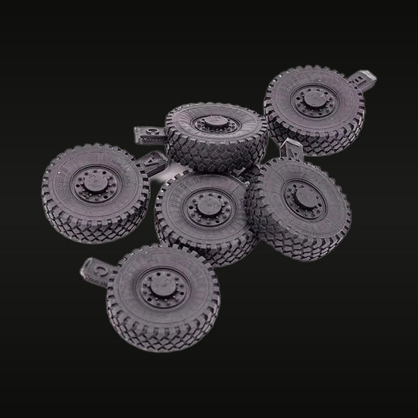 Modern US MTVR 6x6 Tactical Truck Wheel Set 1/35 Resin Accessory Kit