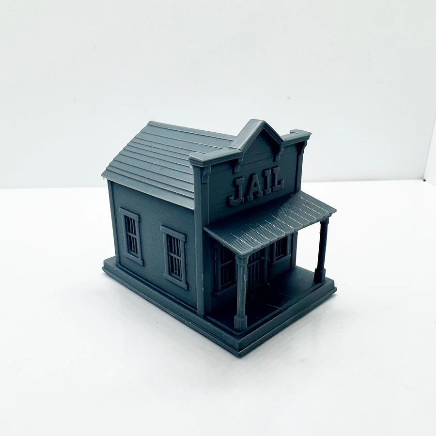 Vintage Western Jail Building LYTS118 1/87 1/160 1/220 Miniature Building Military Car