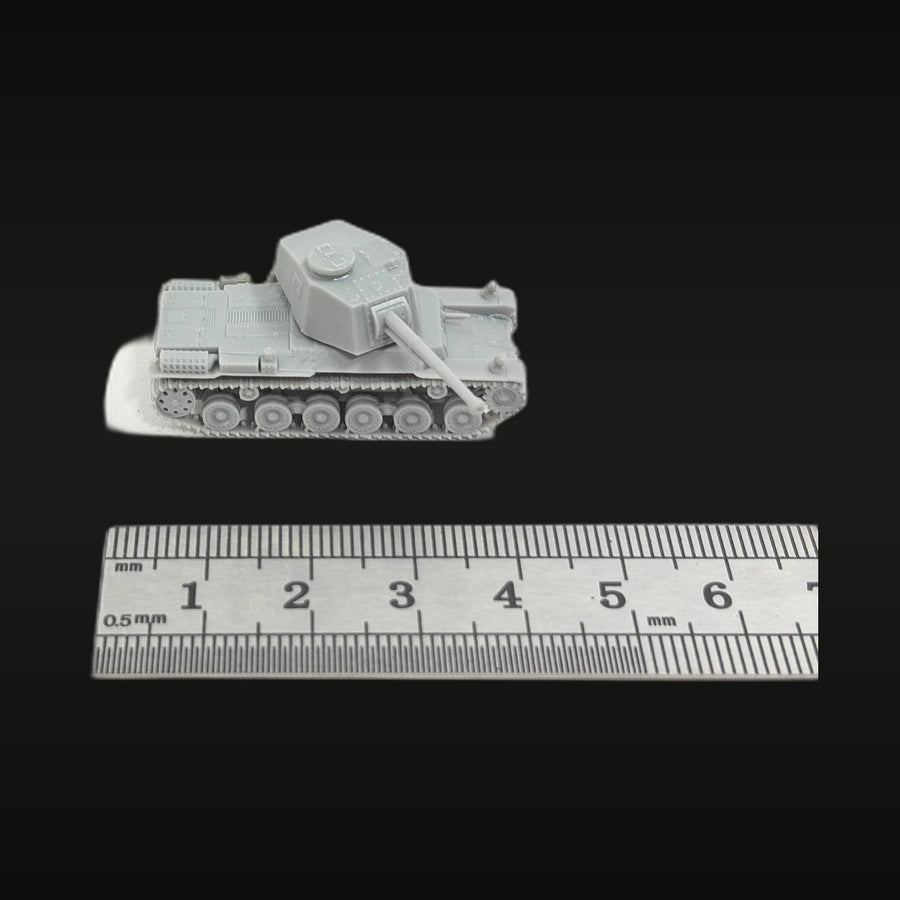 WWII Japanese Type 3 Chi-Nu Medium Tank 1/144 Resin Vehicle Kit - unpainted resin model kit