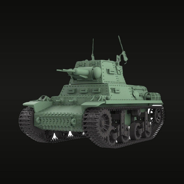 WWII Italian M13/40 Light Tank 1/35 Resin Vehicle Kit