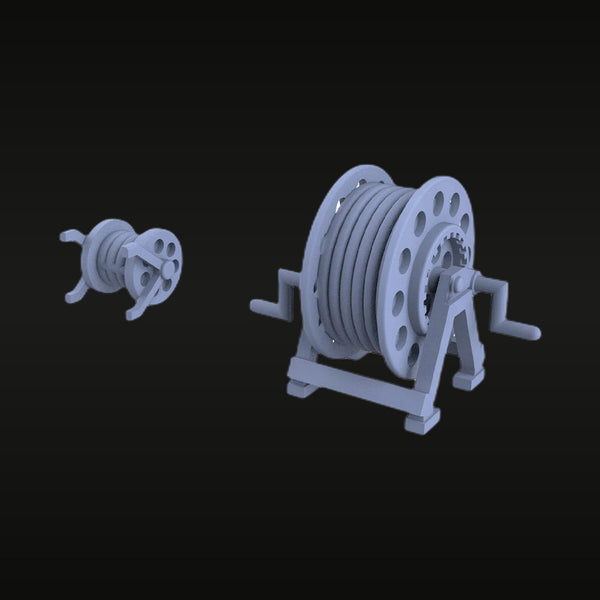 USN Naval Windlass Winch 1/200 Resin Model Kit Upgrade Parts