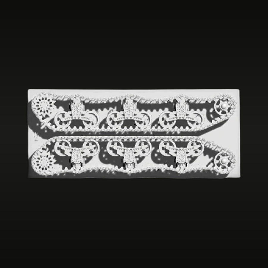 US M3 Lee Medium Tank Track Links 1/35 Scale Resin Detail Kit - unpainted resin model kit