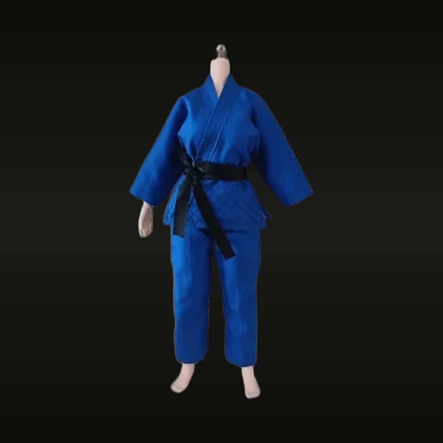 Female Judo Martial Artist Blue Gi 1/6 Scale Resin Figure Kit - unpainted resin model kit