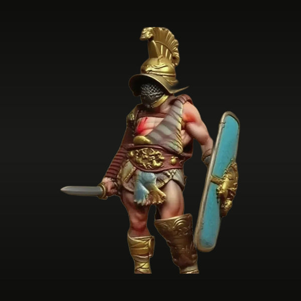 Ancient Roman Officer with Transverse Crest 1/24 Resin Figure Kit
