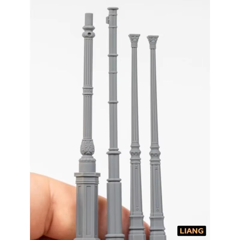 1/35 European Street Lighting Set (Resin Terrain) - resin model view 3