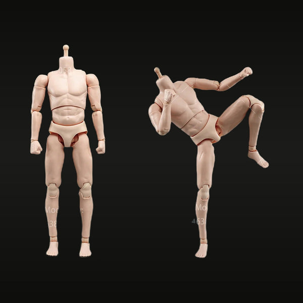 1/6 Scale Articulated Male Muscle Body Resin Figure with Flexible Joints