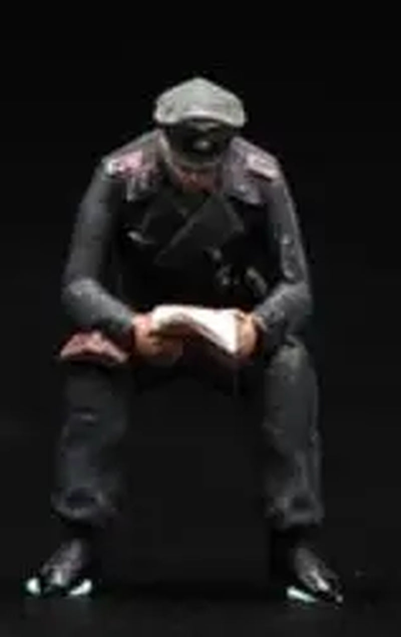 1/72 Painted Diorama Manual Handmade Germany Wehrmacht Action Figure Fit Scene Decorations for Car Sand Decoration