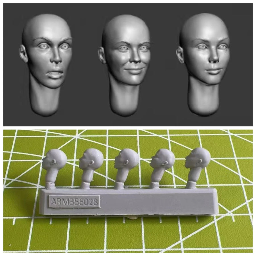 1:35 Resin Model Assembly Kit Character Model Replacement Modification Unpainted
