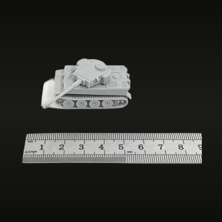 WWII Heavy Tank Tiger I 1/144 Scale Resin Vehicle Kit - unpainted resin model kit
