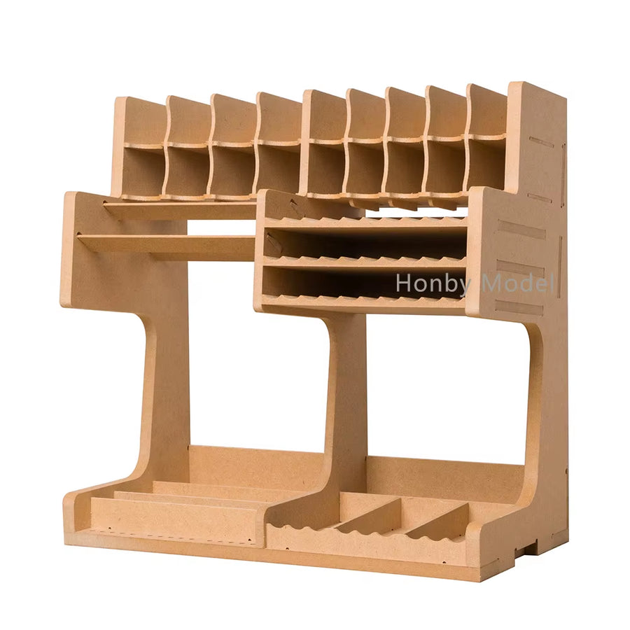 Model Tools Storage Rack Storage Box Wooden Box Hobby Making DIY Dspiae Model Tool Shelf