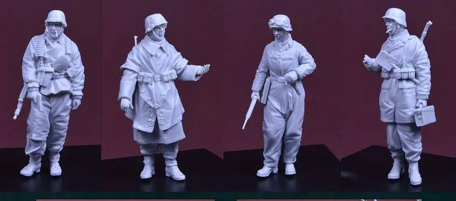 1/35 Resin Model Figure Gk，German Soldier , Unassembled and Unpainted Kit