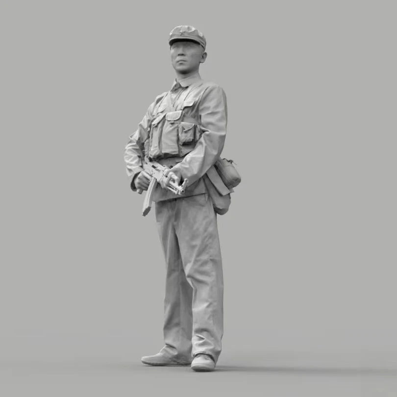 YM Model Original 1/35 Chinese Soldier Resin Soldier （1Soldier）Ymc35001