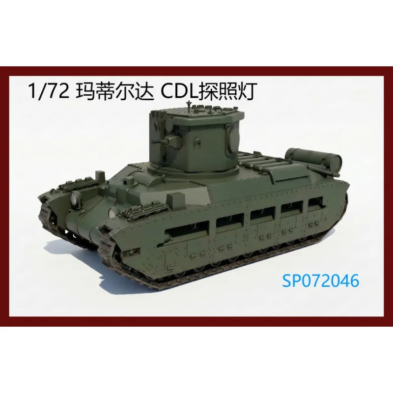 S-MODEL SP072046 1/72 Matilda II CDL Searchlight Type Assembly Model Kit