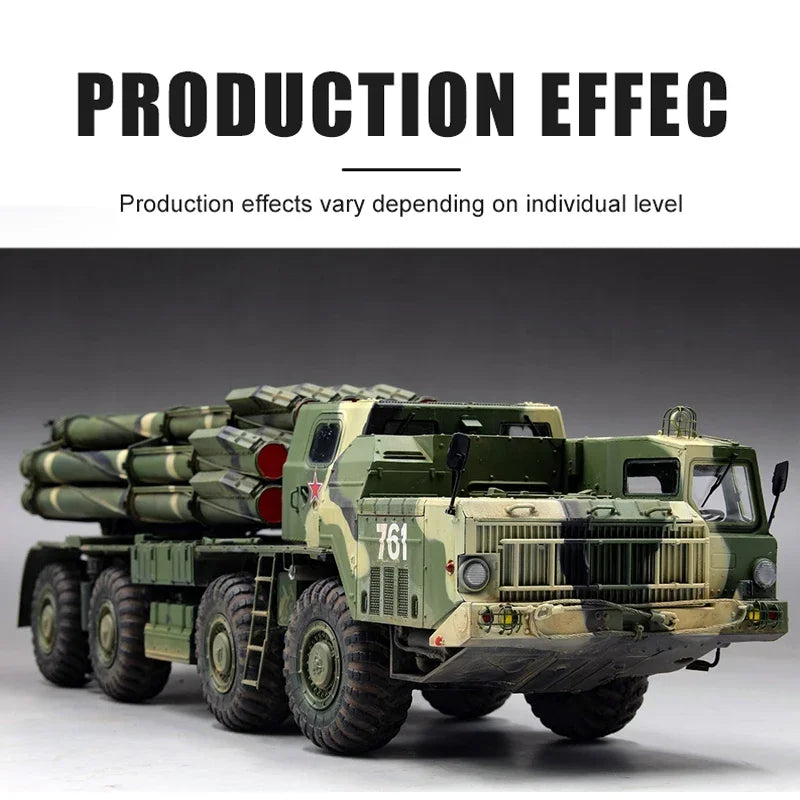1/35 Trumpeter Assembly Model 01020 Russian 9A52-2 Smerchant-M Multiple Rocket Launcher Plastic Scale Model Kit